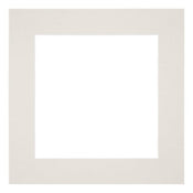 Passepartout 40x40cm Karton Hellgrau Rand 6cm Gerade Vorne | Yourdecoration.de