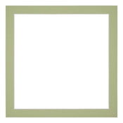 Passepartout 60x60cm Karton Mintgrun Rand 3cm Gerade Vorne | Yourdecoration.de
