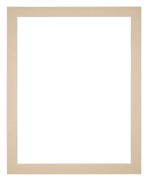 Passepartout 55x65cm Karton Beige Rand 3cm Gerade Vorne | Yourdecoration.de