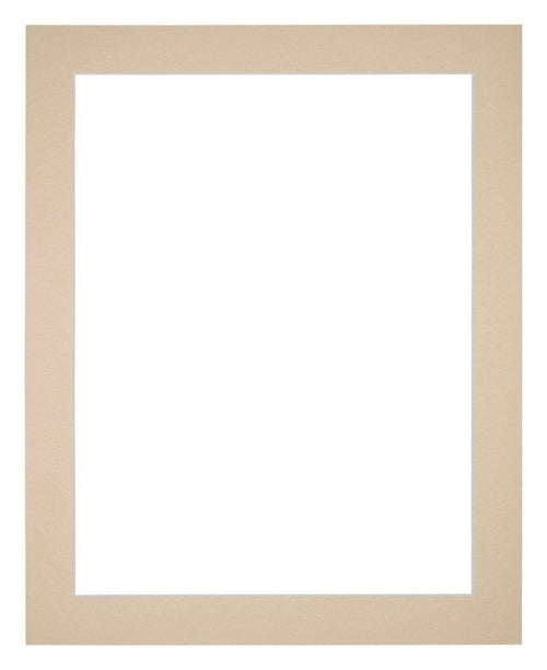 Passepartout 24x30cm Karton Beige Rand 4cm Gerade Vorne | Yourdecoration.de