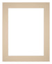 Passepartout 40x50cm Karton Beige Rand 5cm Gerade Vorne | Yourdecoration.de