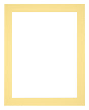 Passepartout 24x30cm Karton Gelb Rand 4cm Gerade Vorne | Yourdecoration.de