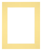 Passepartout 56x71cm Karton Gelb Rand 6cm Gerade Vorne | Yourdecoration.de
