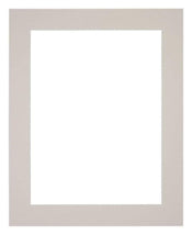 Passepartout 35x45cm Karton Grau Granit Rand 5cm Gerade Vorne | Yourdecoration.de