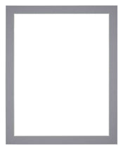 Passepartout 55x65cm Karton Grau Rand 3cm Gerade Vorne | Yourdecoration.de