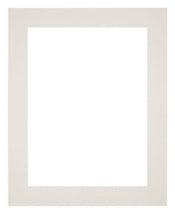 Passepartout 40x50cm Karton Hellgrau Rand 5cm Gerade Vorne | Yourdecoration.de