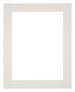 Passepartout 40x50cm Karton Hellgrau Rand 5cm Gerade Vorne | Yourdecoration.de
