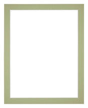 Passepartout 55x65cm Karton Mintgrun Rand 3cm Gerade Vorne | Yourdecoration.de