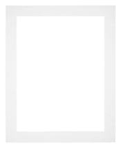 Passepartout 28x35cm Karton Weiss Rand 4cm Gerade Vorne | Yourdecoration.de