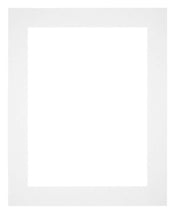 Passepartout 55x65cm Karton Weiss Rand 5cm Gerade Vorne | Yourdecoration.de