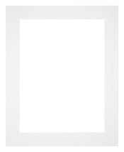 Passepartout 55x65cm Karton Weiss Rand 5cm Gerade Vorne | Yourdecoration.de