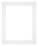 Passepartout 55x65cm Karton Weiss Rand 5cm Gerade Vorne | Yourdecoration.de