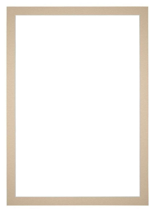 Passepartout 20x28cm Karton Beige Rand 3cm Gerade Vorne | Yourdecoration.de