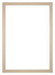 Passepartout 21x29,7cm A4 Karton Beige Rand 3cm Gerade Vorne | Yourdecoration.de