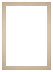 Passepartout 60x84cm Karton Beige Rand 4cm Gerade Vorne | Yourdecoration.de