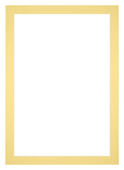 Passepartout 60x84cm Karton Gelb Rand 4cm Gerade Vorne | Yourdecoration.de