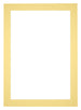Passepartout 25x35cm Karton Gelb Rand 5cm Gerade Vorne | Yourdecoration.de