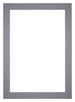 Passepartout 50x70cm Karton Grau Rand 5cm Gerade Vorne | Yourdecoration.de