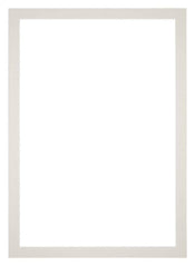 Passepartout 21x29,7cm A4 Karton Hellgrau Rand 3cm Gerade Vorne | Yourdecoration.de