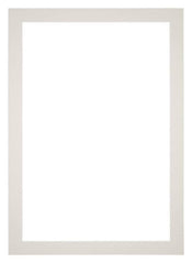 Passepartout 60x84cm Karton Hellgrau Rand 4cm Gerade Vorne | Yourdecoration.de