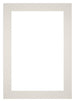 Passepartout 21x29,7cm A4 Karton Hellgrau Rand 6cm Gerade Vorne | Yourdecoration.de