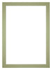 Passepartout 25x35cm Karton Mintgrun Rand 4cm Gerade Vorne | Yourdecoration.de