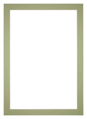 Passepartout 60x84cm Karton Mintgrun Rand 4cm Gerade Vorne | Yourdecoration.de