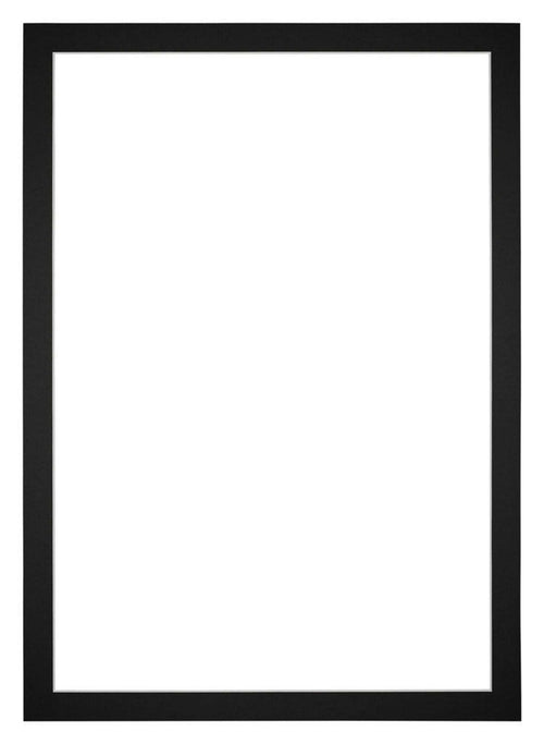 Passepartout 21x29,7cm A4 Karton Schwarz Rand 3cm Gerade Vorne | Yourdecoration.de