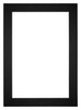 Passepartout 35x50cm Karton Schwarz Rand 6cm Gerade Vorne | Yourdecoration.de