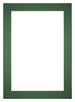 Passepartout 21x29,7cm A4 Karton Waldgrun Rand 6cm Gerade Vorne | Yourdecoration.de
