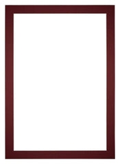 Passepartout 60x84cm Karton Weinrot Rand 4cm Gerade Vorne | Yourdecoration.de
