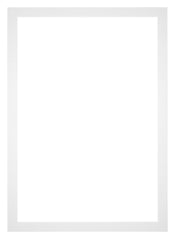 Passepartout 20x28cm Karton Weiss Rand 3cm Gerade Vorne | Yourdecoration.de