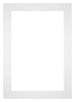 Passepartout 35x50cm Karton Weiss Rand 6cm Gerade Vorne | Yourdecoration.de