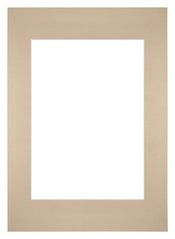 Passepartout 59,4x84cm A1/A2 Karton Beige Rand Gerade Vorne | Yourdecoration.de
