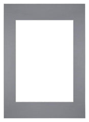 Passepartout 59,4x84cm A1/A2 Karton Grau Rand Gerade Vorne | Yourdecoration.de