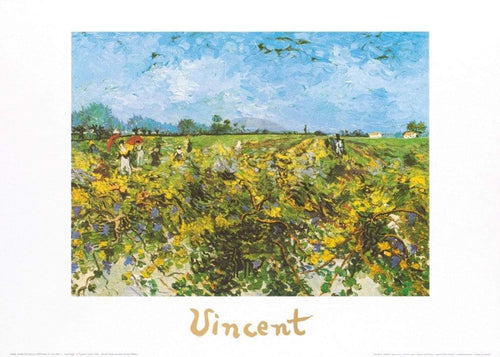Vincent Van Gogh The Green Vineyard Kunstdruck 70x50cm | Yourdecoration.de