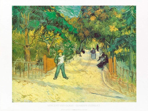 Vincent Van Gogh Giardini Publici Kunstdruck 80x60cm | Yourdecoration.de