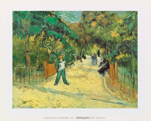 Vincent Van Gogh Giardini Publici Kunstdruck 30x24cm | Yourdecoration.de
