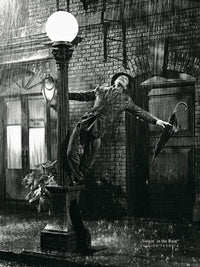 Liby Gene Kelly singing in the Rain Kunstdruck 50x70cm | Yourdecoration.de