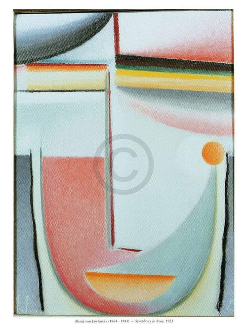 Alexej Jawlensky Symphony in Rose Kunstdruck 60x80cm | Yourdecoration.de