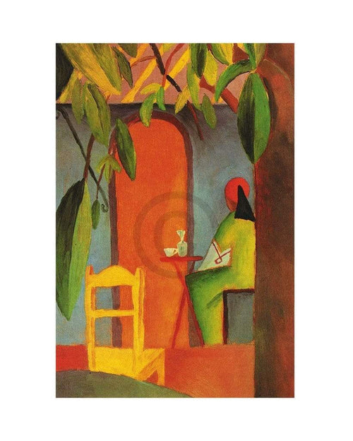 August Macke TÃ¼rkisches Cafe II Kunstdruck 24x30cm | Yourdecoration.de