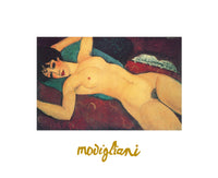 Amadeo Modigliani Nudo disteso Kunstdruck 30x24cm | Yourdecoration.de