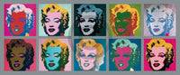 Andy Warhol Ten Marilyns 1967 Kunstdruck 134x56cm | Yourdecoration.de