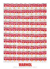 Andy Warhol One Hundred Cans 1962 Kunstdruck 65x90cm | Yourdecoration.de