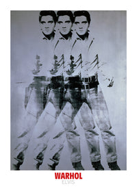 Andy Warhol Elvis 1963 Triple Kunstdruck 66x90cm | Yourdecoration.de