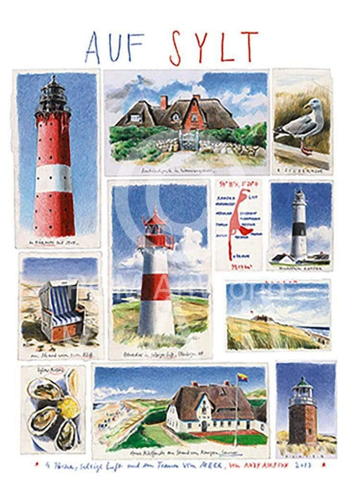 Andy Airfix Auf Sylt Kunstdruck 50x70cm | Yourdecoration.de