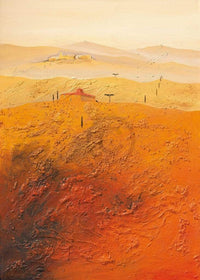 Bernhard Gerner Mediterrane Landschaft 1 Kunstdruck 50x70cm | Yourdecoration.de
