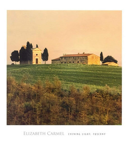 Elisabeth Carmel Evening Light, Tuscany Kunstdruck 45x50cm | Yourdecoration.de