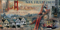 John Clarke San Francisco Kunstdruck 100x50cm | Yourdecoration.de