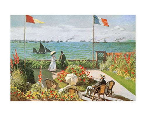 Claude Monet Terazza sul mare a Saint Adresse Kunstdruck 50x40cm | Yourdecoration.de